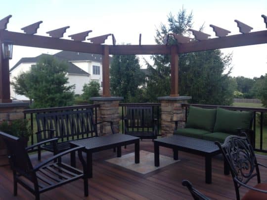 Montgomery County veranda decking