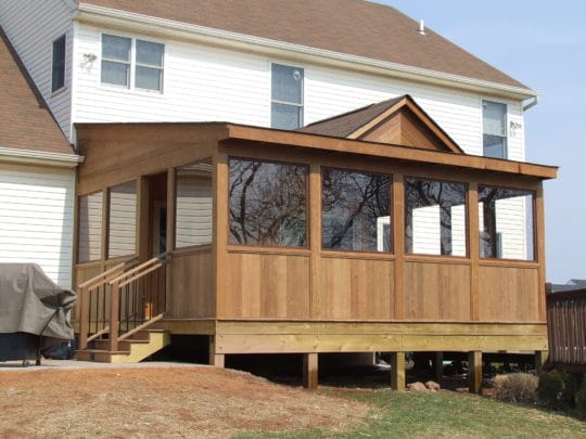 post and beam sunroom